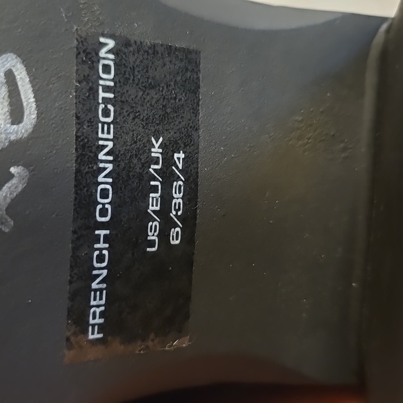 French Connection Jasmine Ankle Boots Black Size 6 - Picture 7 of 7